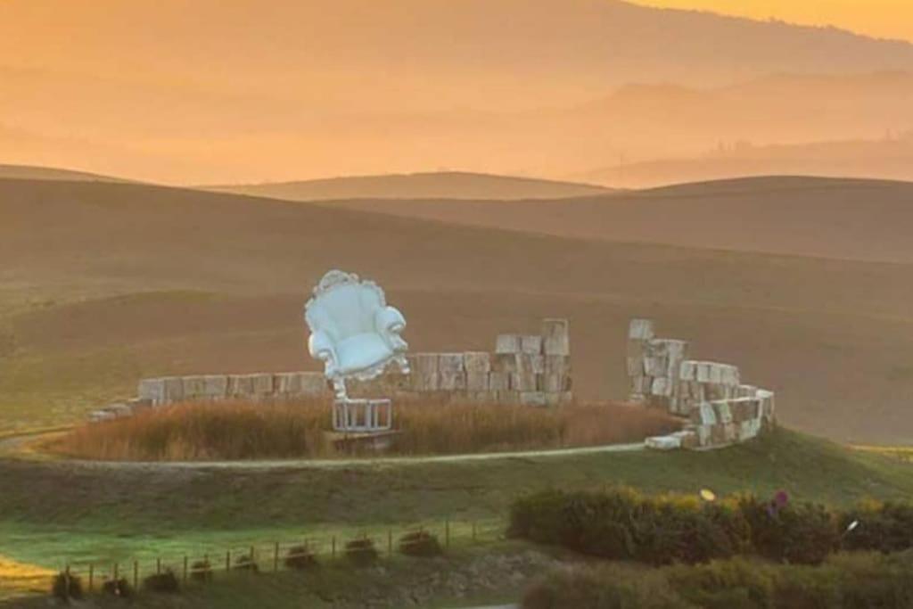 Lajatico Rentals - Terrazza Sul Tramonto Del Silenzio Luaran gambar